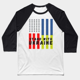 Stand With Ukraine Baseball T-Shirt